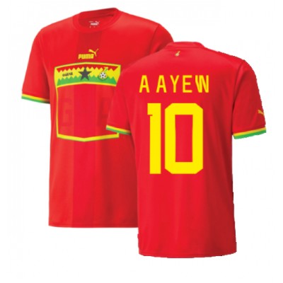 Ghana Andre Ayew #10 Auswärtstrikot WM 2022 Kurzarm